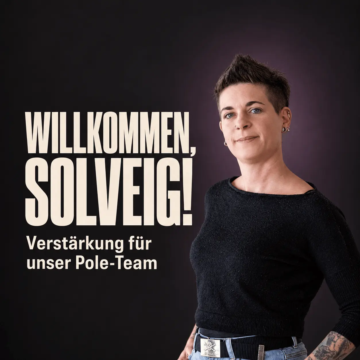 Solveig | Pole Dance bei Dance & Fun Porträt von Solveig aus dem Pole-Dance-Team von Dance & Fun.