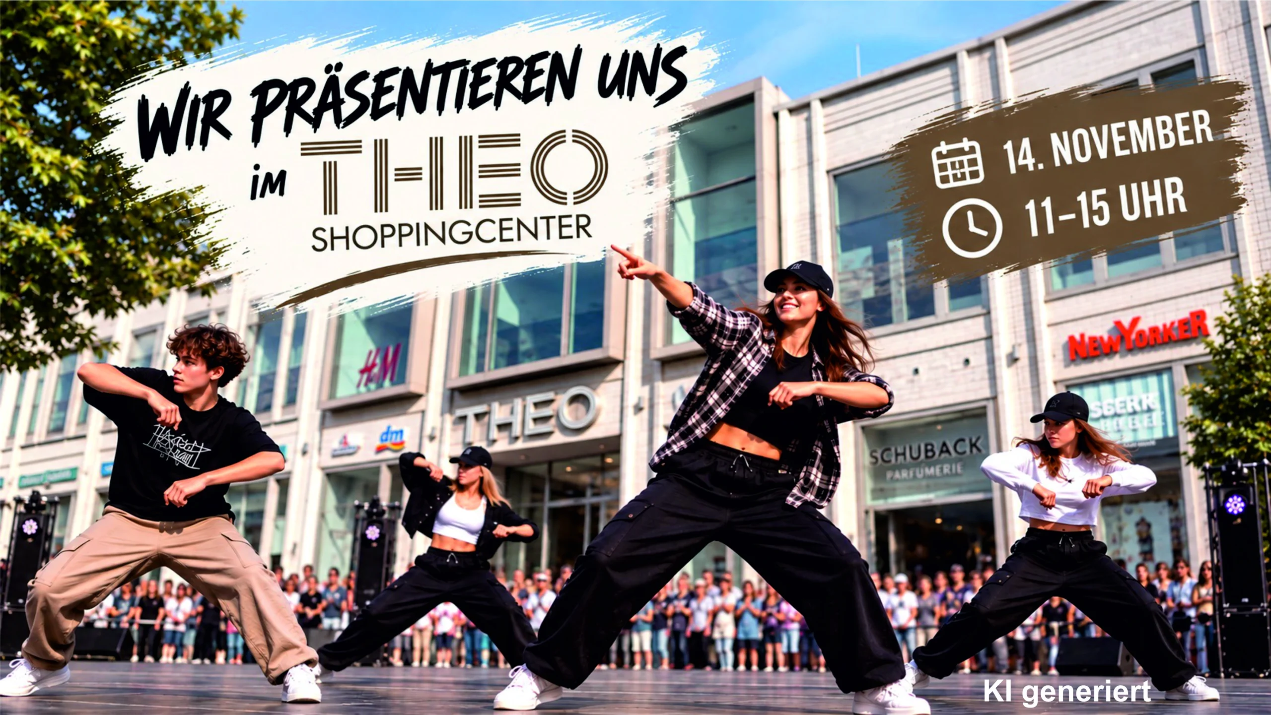 Theo Präsentation Shoppingcenter Theo
