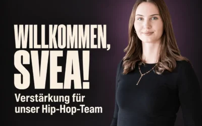 Verstärkung für unser Hip-Hop-Team. Willkommen, Svea!